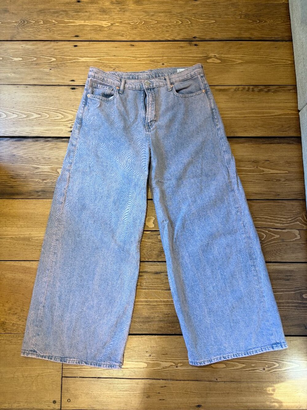 Gap Baggy Midrise Ultrasoft Denim - Acid Lilac Jean